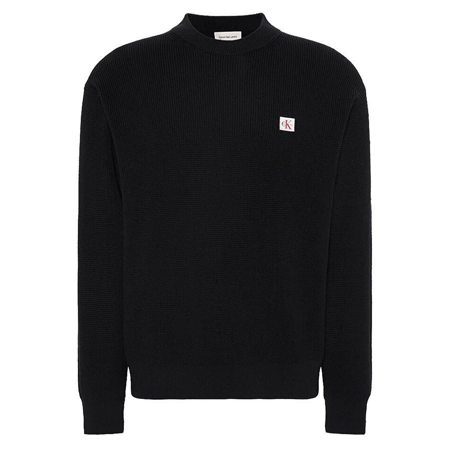 Maglione lavorato a maglia a losanghe di cotone da uomo Calvin Klein | LV04RD313GUB1